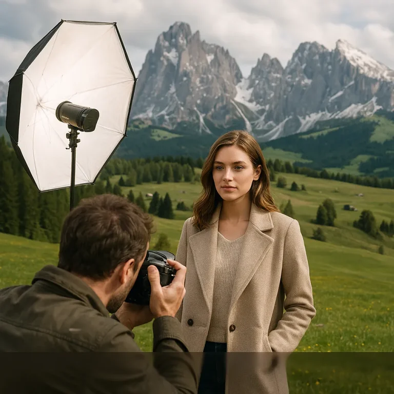 Look ideale per servizio fotografico in esterna